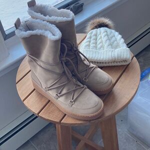 Cole Haan Women's Beige Winter Boots